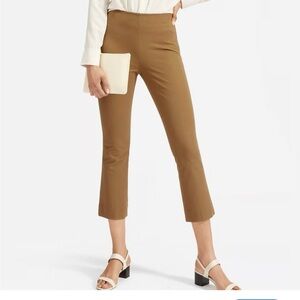 Everlane Kick Crop Work Pant – High Rise Cropped Flare Leg Trouser size 4